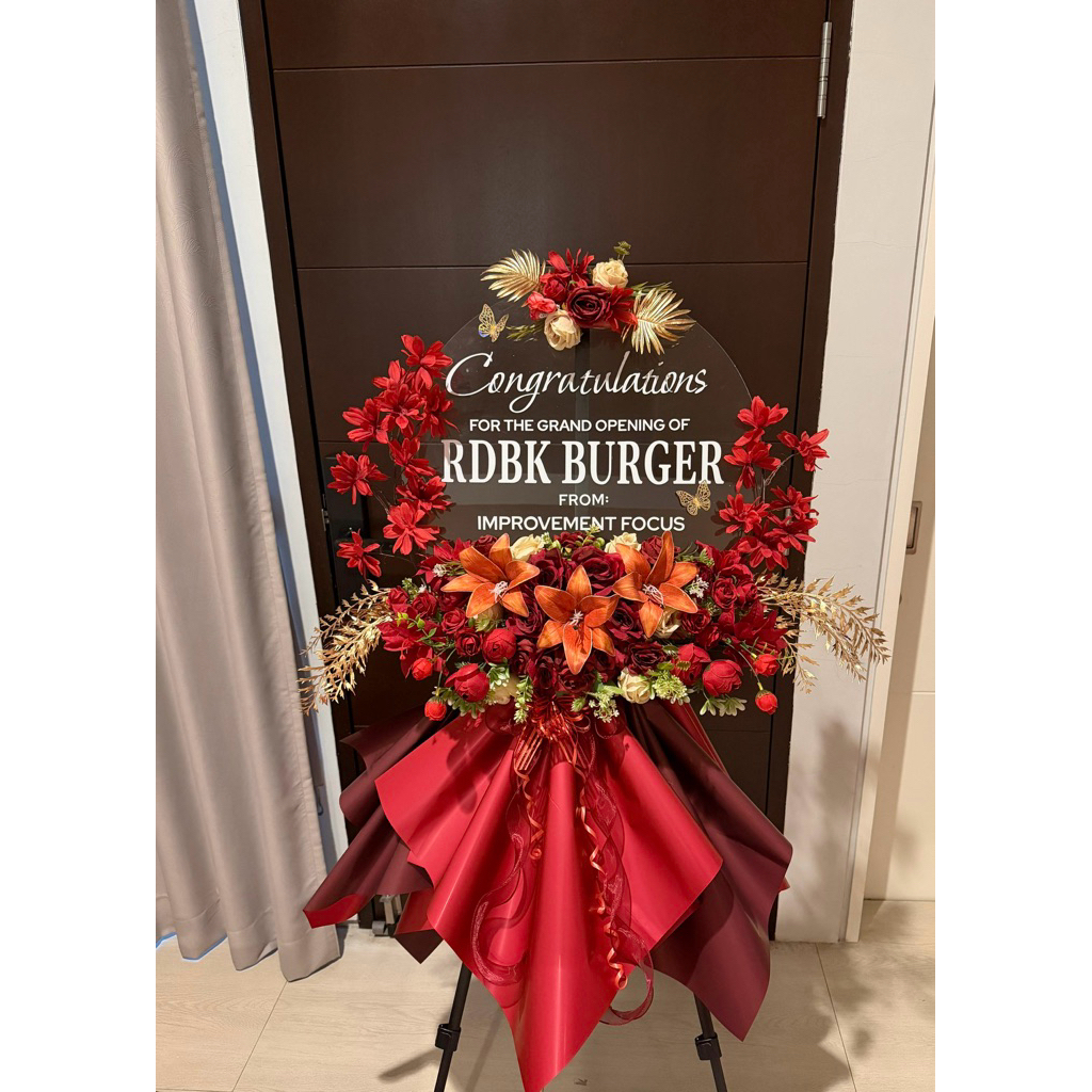 (PRE ORDER 2 HARI) (FREE ONGKIR UNTUK PENGIRIMAN KE WILAYAH SURABAYA) ARTIFICIAL BUNGA PAPAN AKRILIK