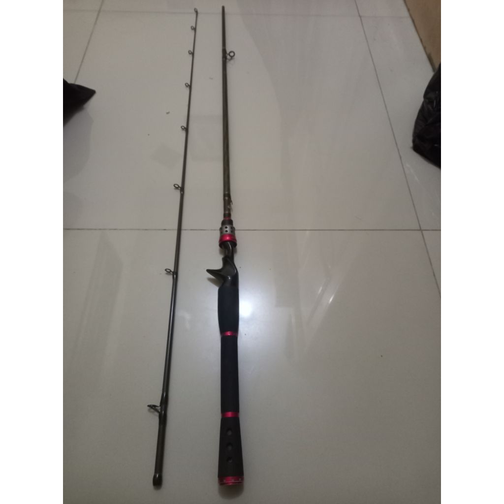 joran bc abu garcia vendetta vtc602mh 180cm 8-20lbs ori minus batangan