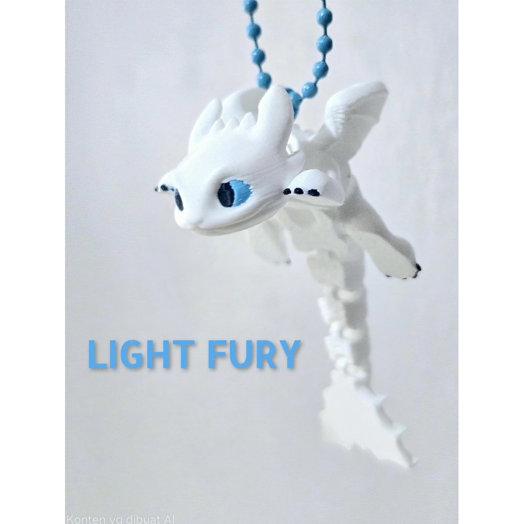 Light Fury Keychain