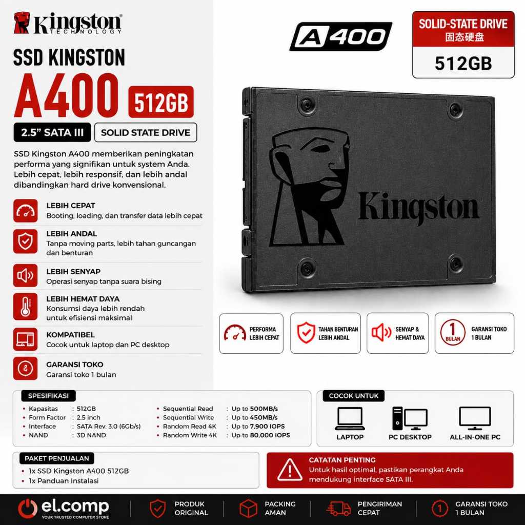 SSD KINGSTON 512GB