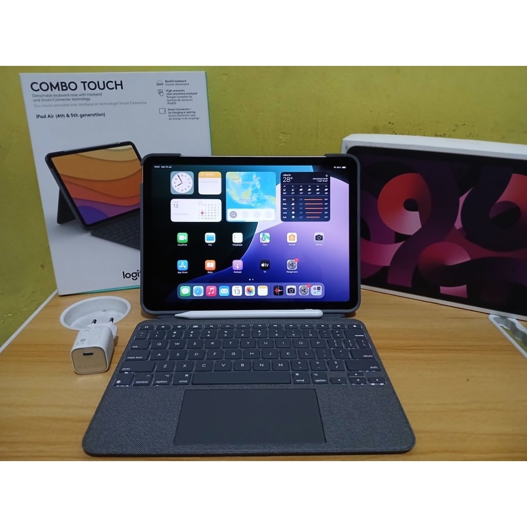 Ipad Air Gen 5 256gb Ibox With Keyboard Second