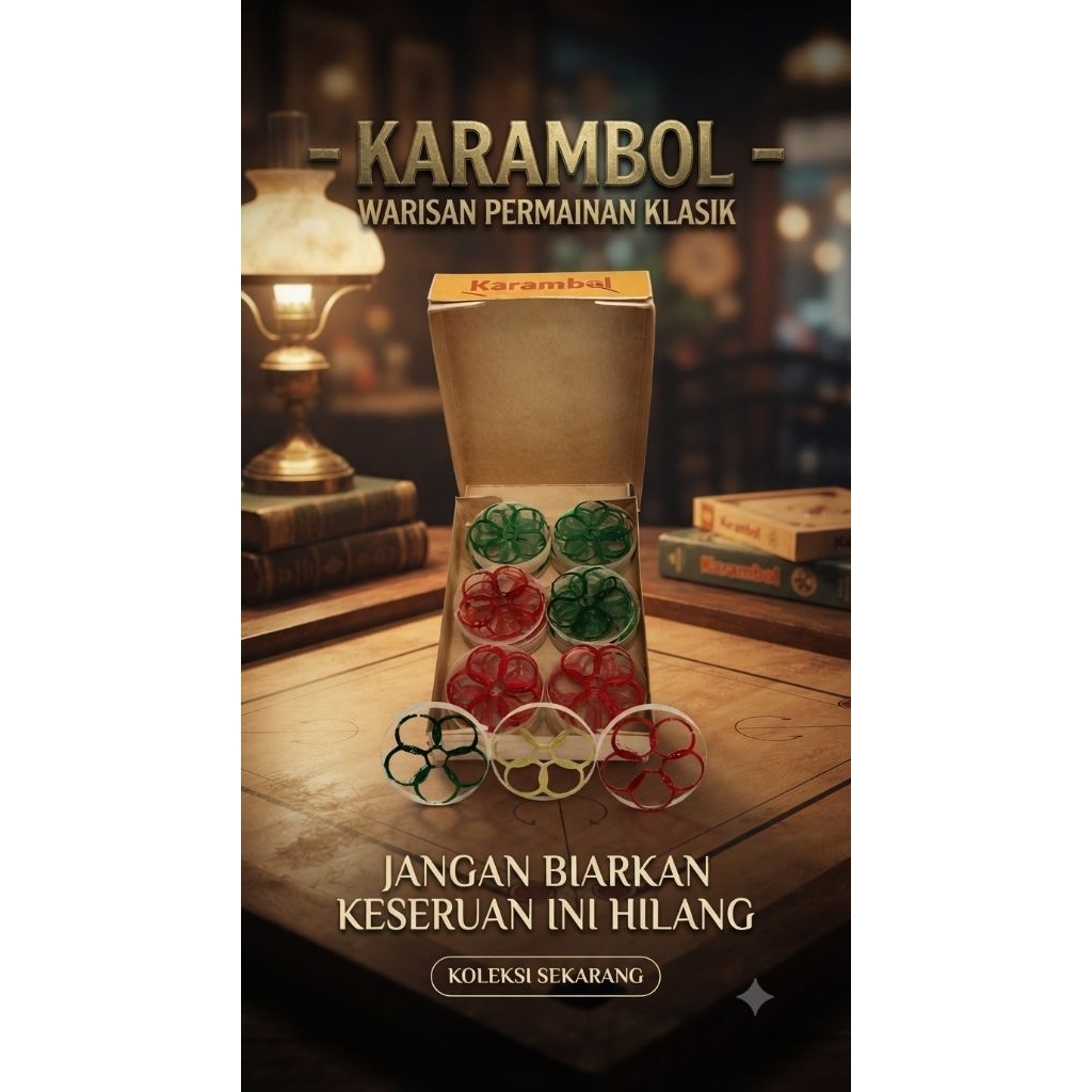 Gaco Master Buah Karambol Permainan Klasik / Carrom-Pool