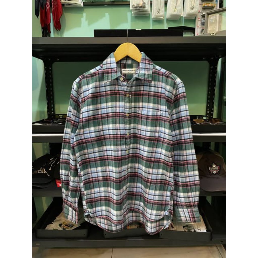 Kemeja flanel Madison Walker tartan Authentic