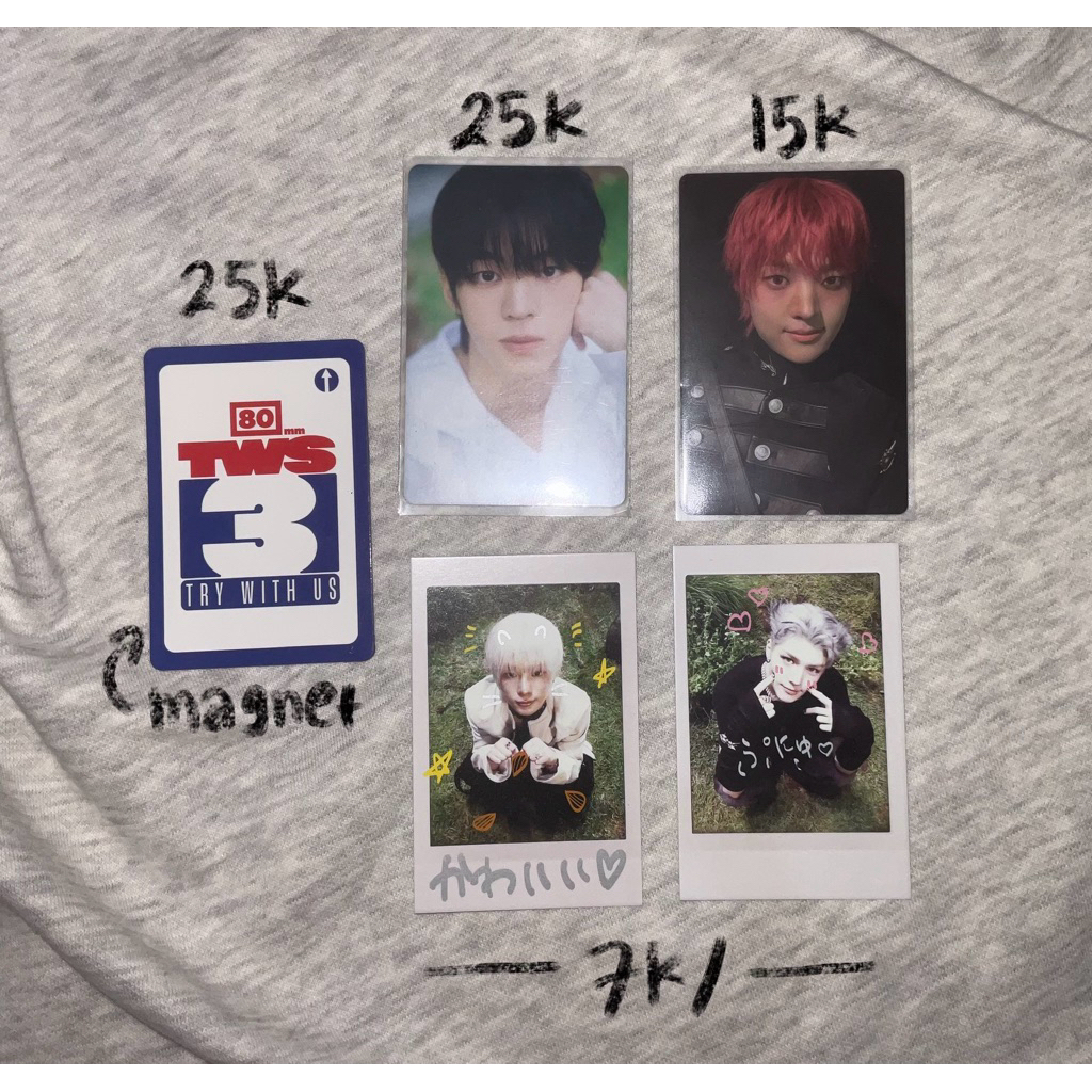 TWS &TEAM Hajimemashite Try With Us Back To Life We on Fire Photocard PC