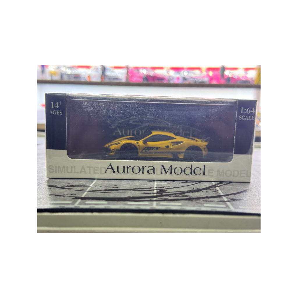 Aurora Model Ferrari F8XX MANSORY yellow Segel