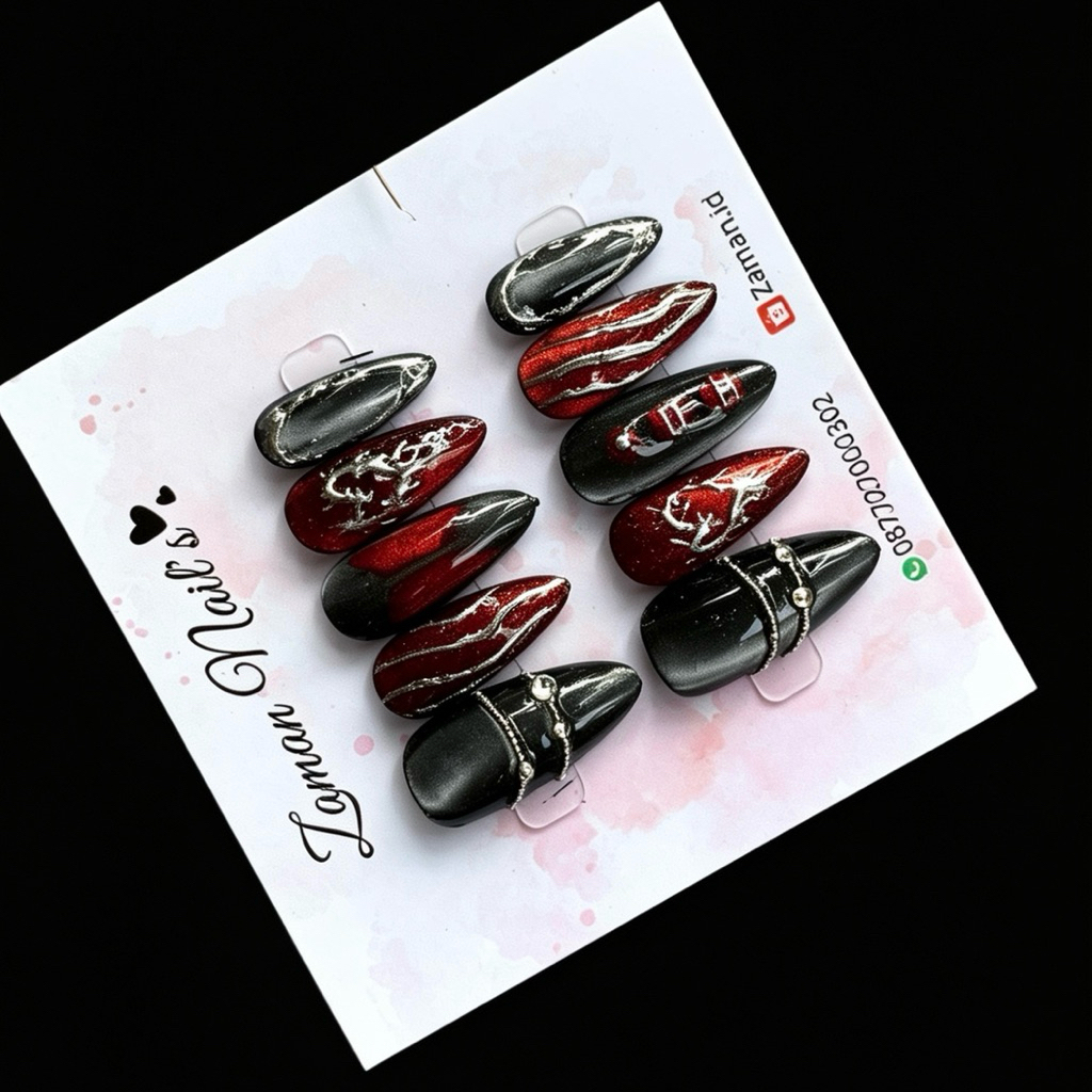 fake nails Y2K/BTS pres on nails/kukupalsu Y2K/Fake nails punk/fake nails /nail art BTS ARIRANG