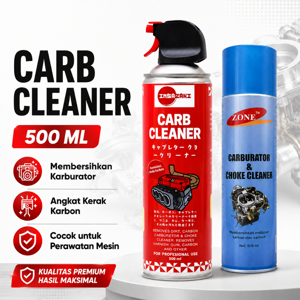 ZONE Carburator Cleaner Choke Cleaner Pembersih Karburator Mobil Motor