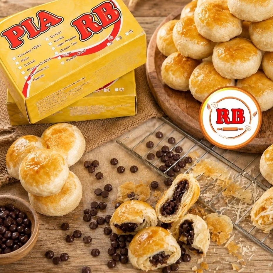 KUE PIA VARIAN RASA / BAKPIA VARIAN RASA / PIA RB VARIAN RASA ISI 10