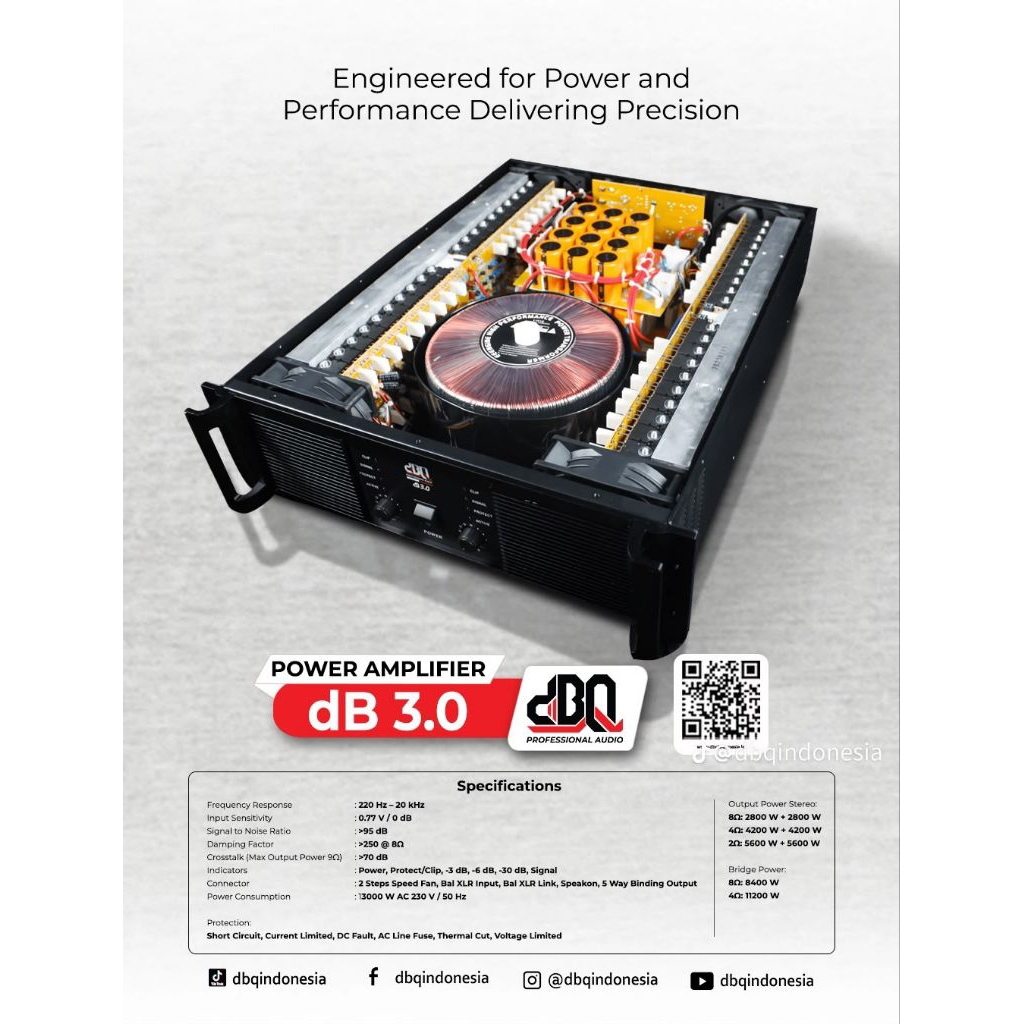 Power Amplifier Dbq 3.0 Class GB Original