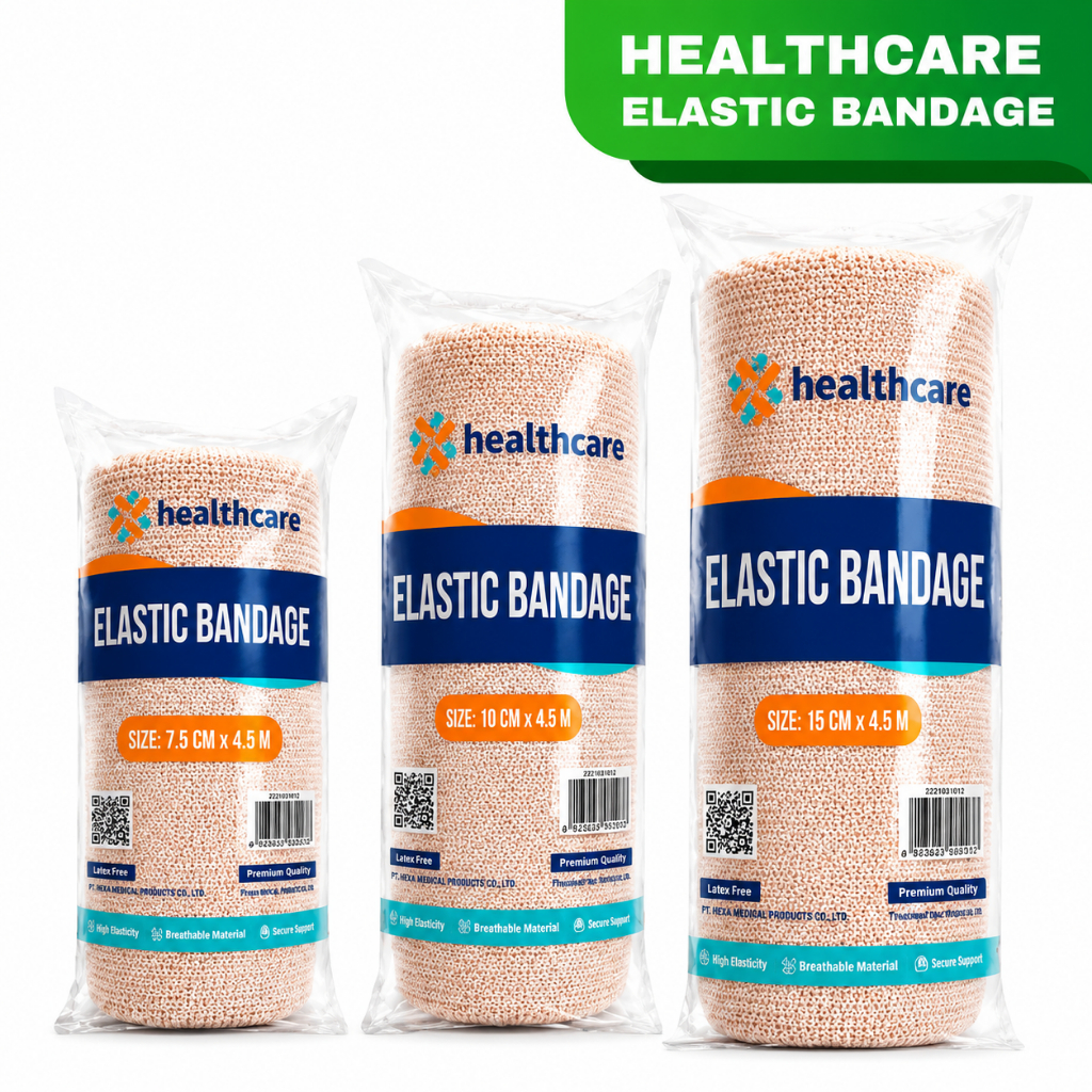 Healthcare Elastic Bandage Perban Luka Elastis Nyaman Dipakai Perban Tangan Siku Lutut Pergelangan K