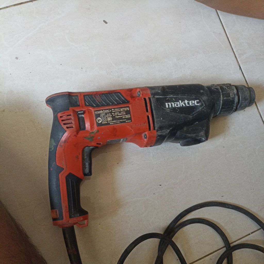 bor rotary MAKTEC MT870 second 2 fungsi