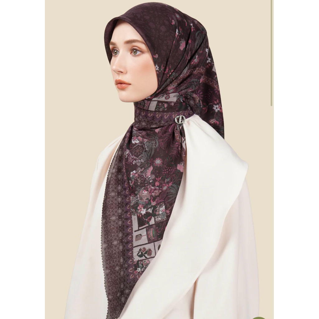 SALE Hijab Premium Zytadelia (ZD) scarve Amansara series - Maroon