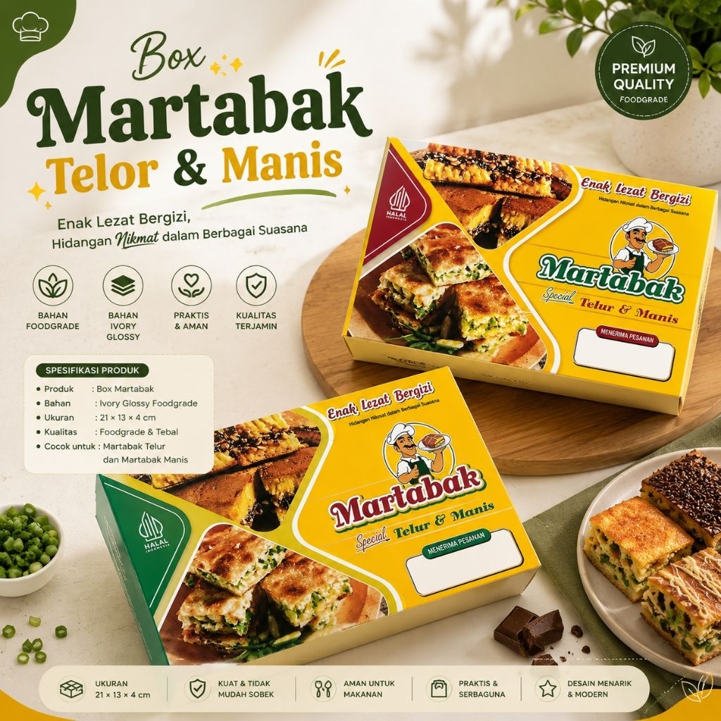 dus martabak | box martabak | kemasan martabak