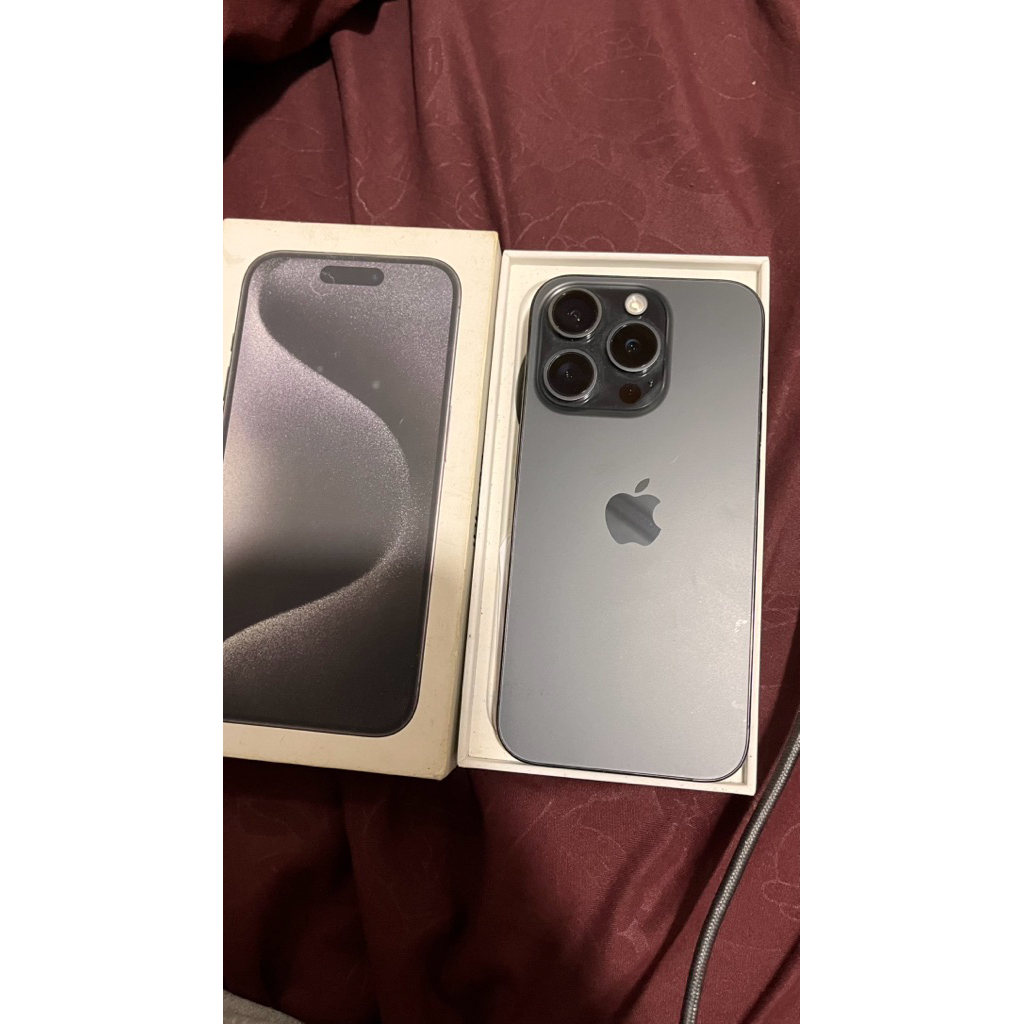 iPhone 15 pro ibox resmi, pemakaian pribadi non gaming, nett
