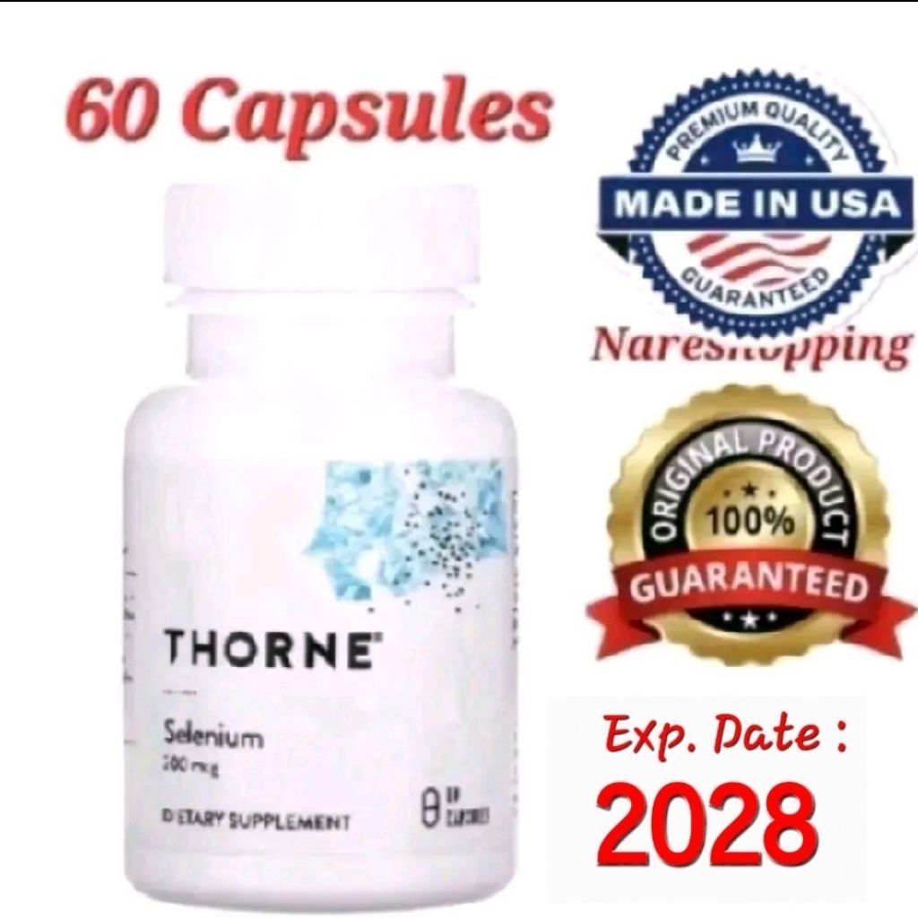 3Nare TH Thorn Research Selenium 200 mcg 60 Capsules Liver/Detox Thyroid