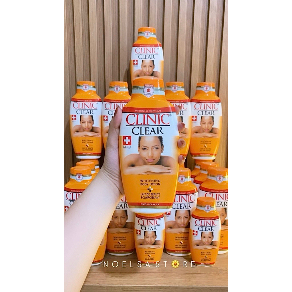(ORIGINAL) Clinic Clear afrika Body lotion whitening (Asli dari afrika) exp date 2028