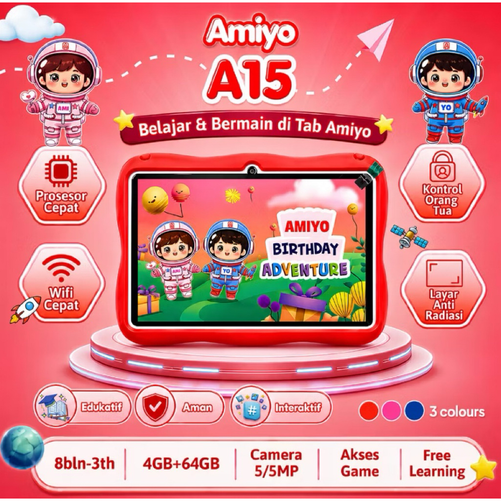 PRELOVE AMIYO TABLET EDUKASI ANAK A15
