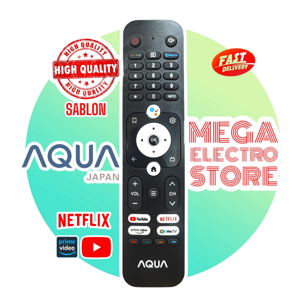 REMOTE TV AQUA LED SMART ANDROID