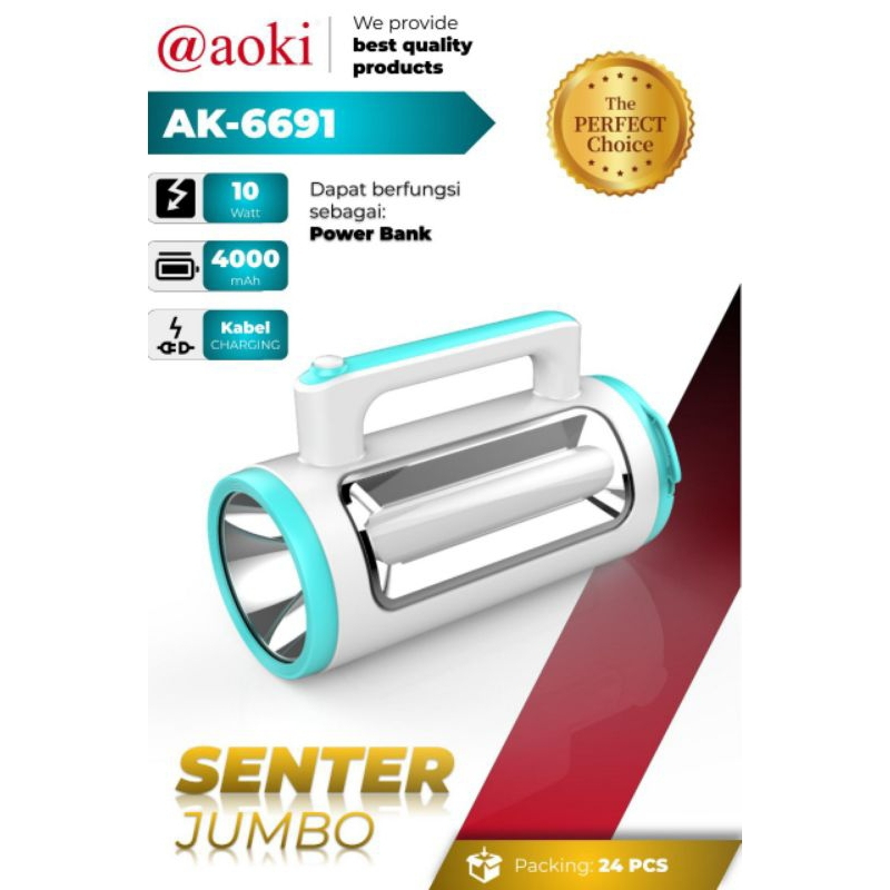 SENTER EMERGENCY MULTIFUNGSI 6691 AOKI