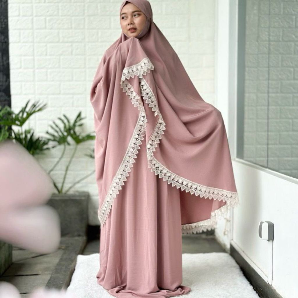 Ploved - Mukena Zerrine Mauve by yoora Sarah