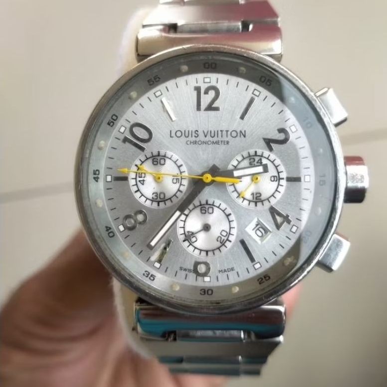 LOUIS VUITTON TAMBOUR CRHONOMETER / JAM TANGAN