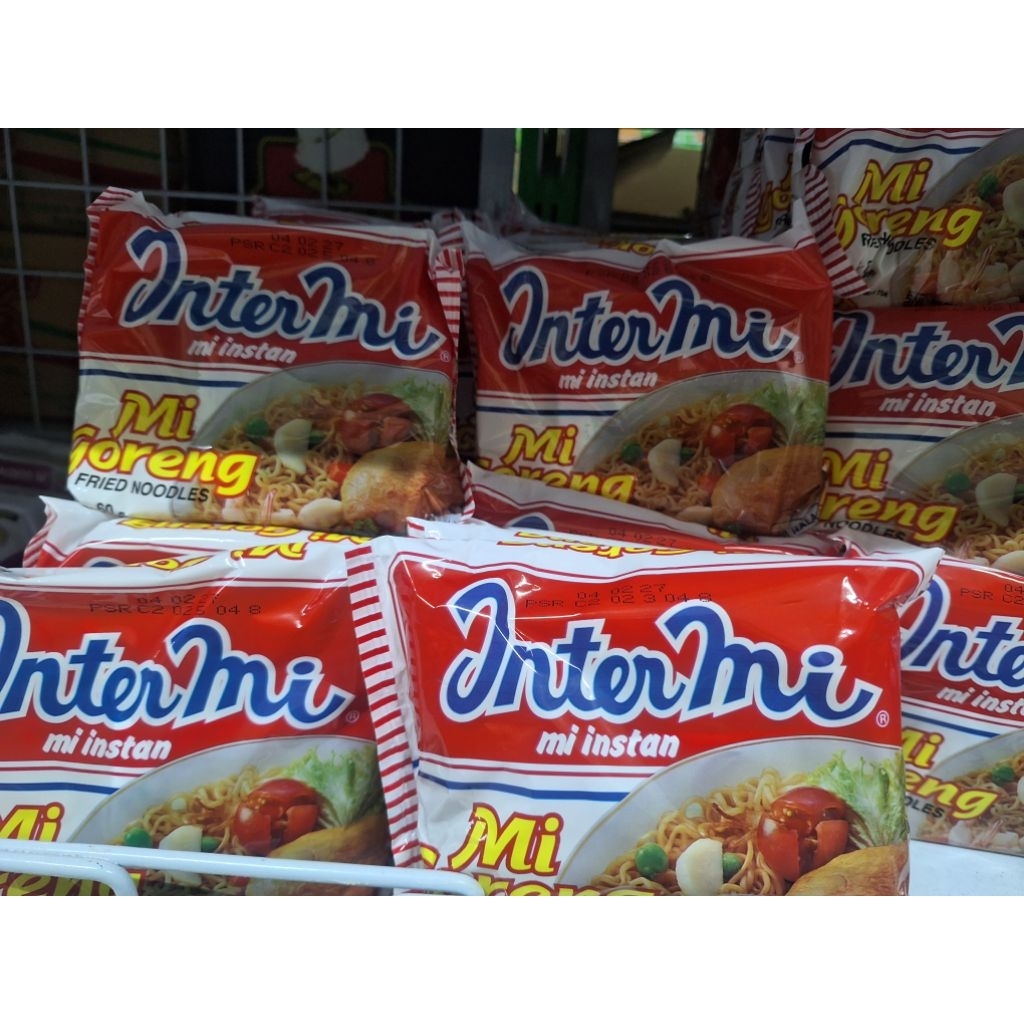 intermie mie goreng instant 60gr/intermie goreng/intermie goreng pedas/mie instant