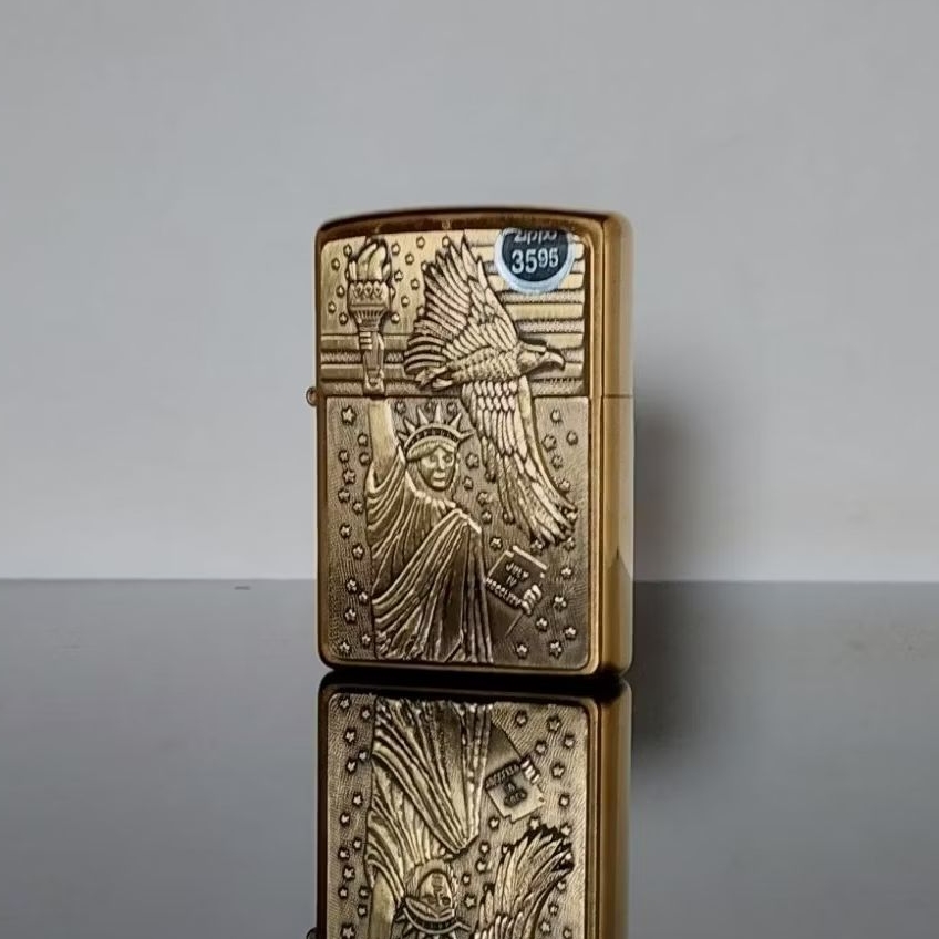 ZIPPO 204BBS B243 LIBERTY EDISI BARRETT SMYTHE SURPRICE DISCONTINUED ITEM TAHUN 2003