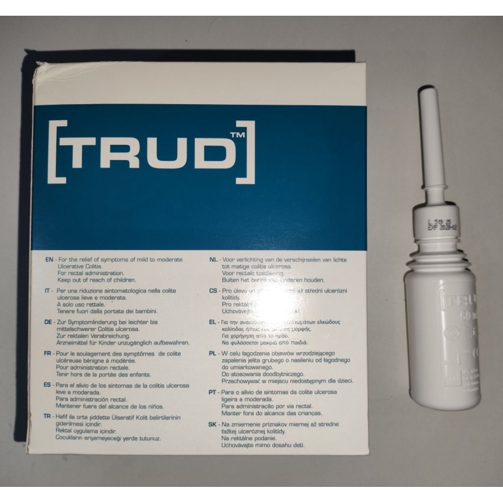 TRUD Enema Ulcerative Colitis 60ml Isi 7 Exp 2028