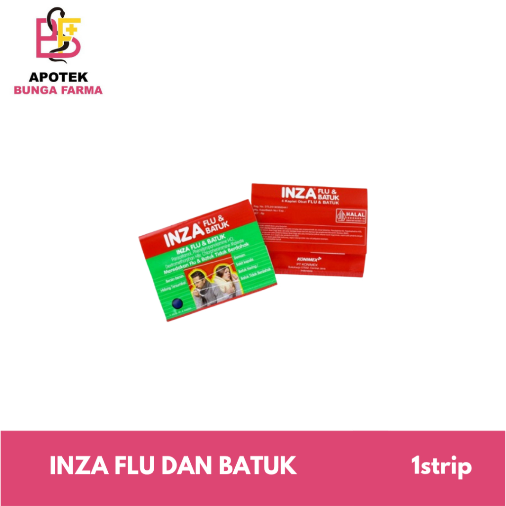 INZA FLU DAN BATUK STRIP 4 TABLET