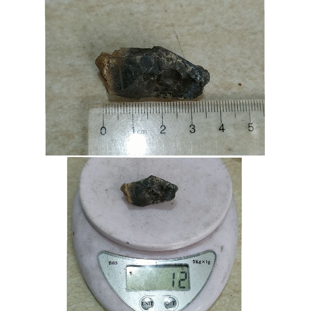 Batu Akik Bacan low grade Pajangan Rough Bongkahan (12gram-41.232)