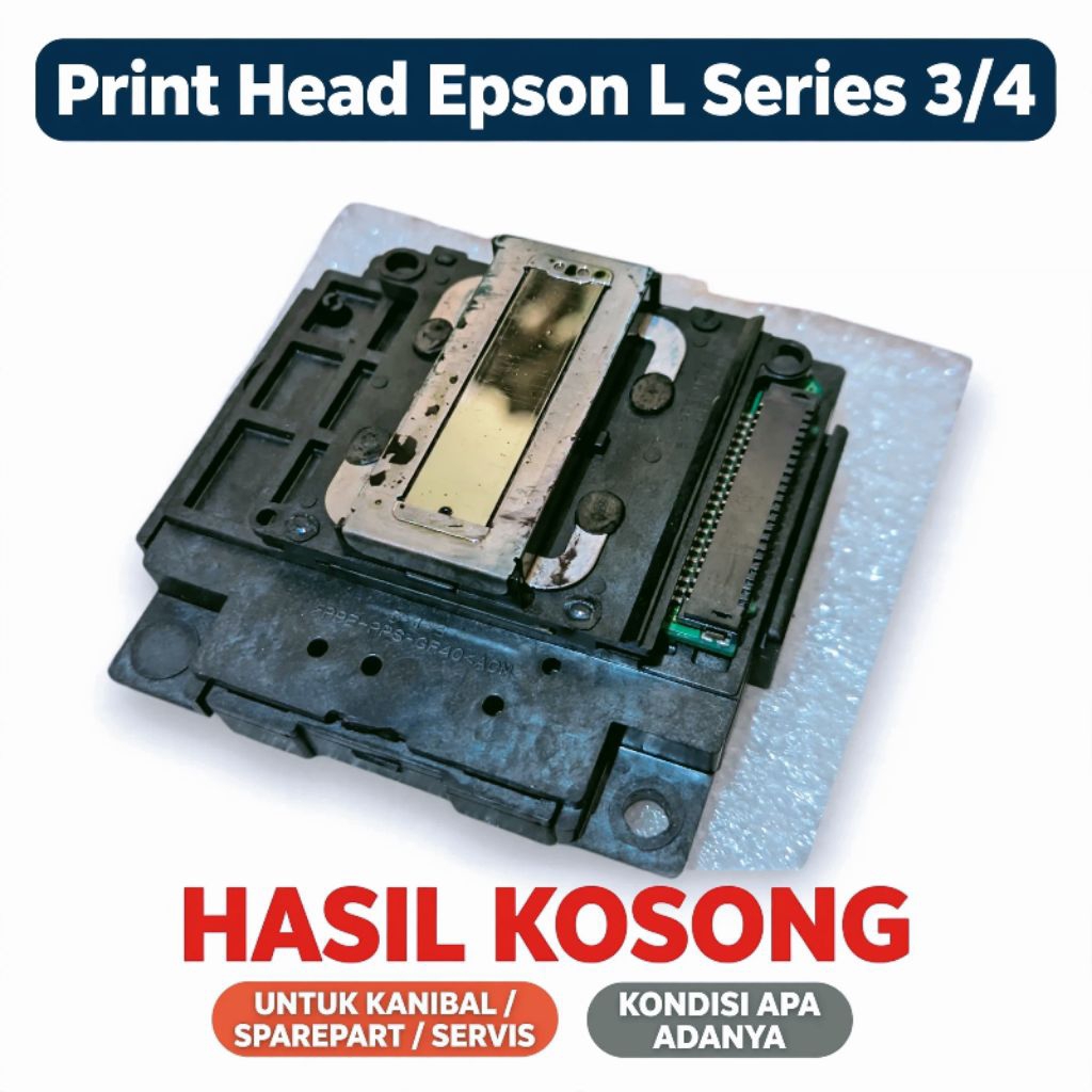 Print Head Printhead Epson L Series 3/4 Hasil Kosong - Untuk Kanibal Sparepart Service L110 L120 L12
