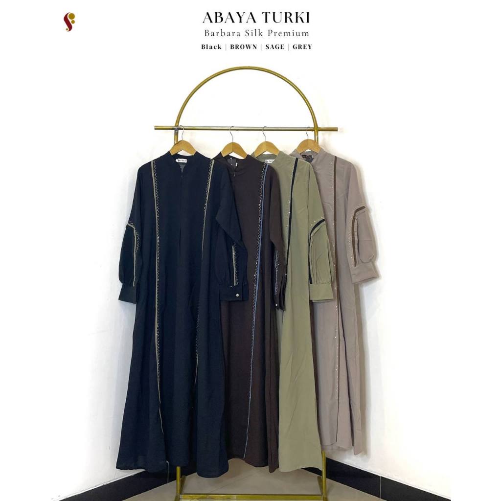 - DRESS - ABAYA TURKEY GAMIS  REMAJA DEWASA SIMPLE ELEGANT