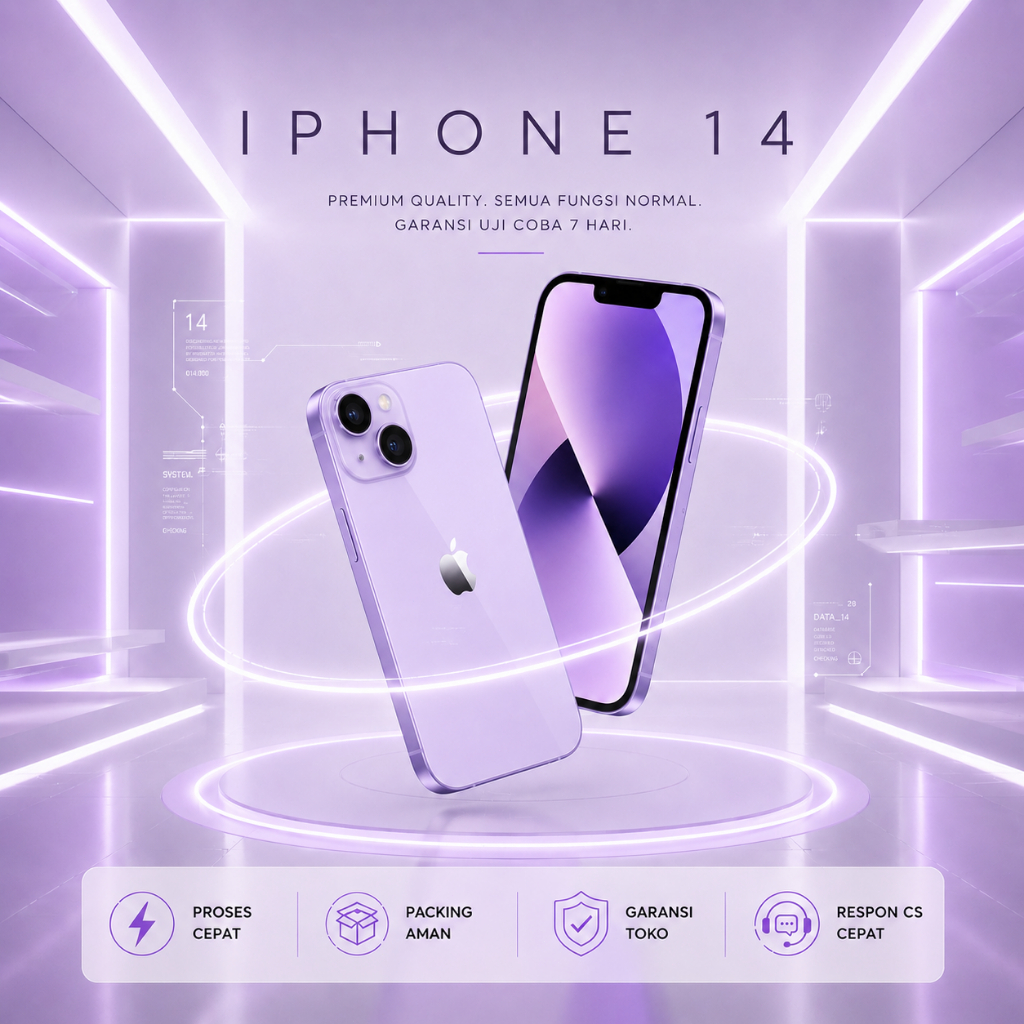 IPHONE  IP14PLUS 14 256GB/128GB Second Mulus Ex Inter Original