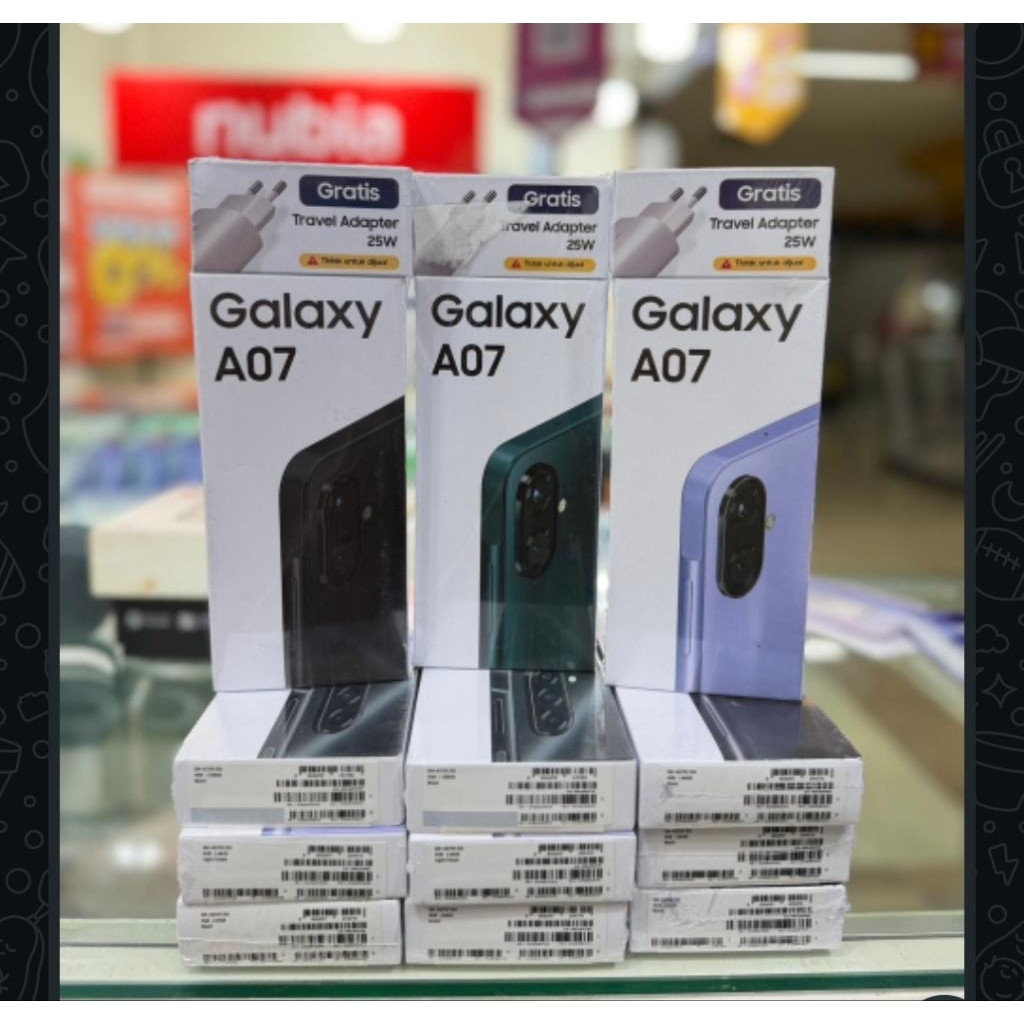 Samsung a07 ram 6gb/128gb