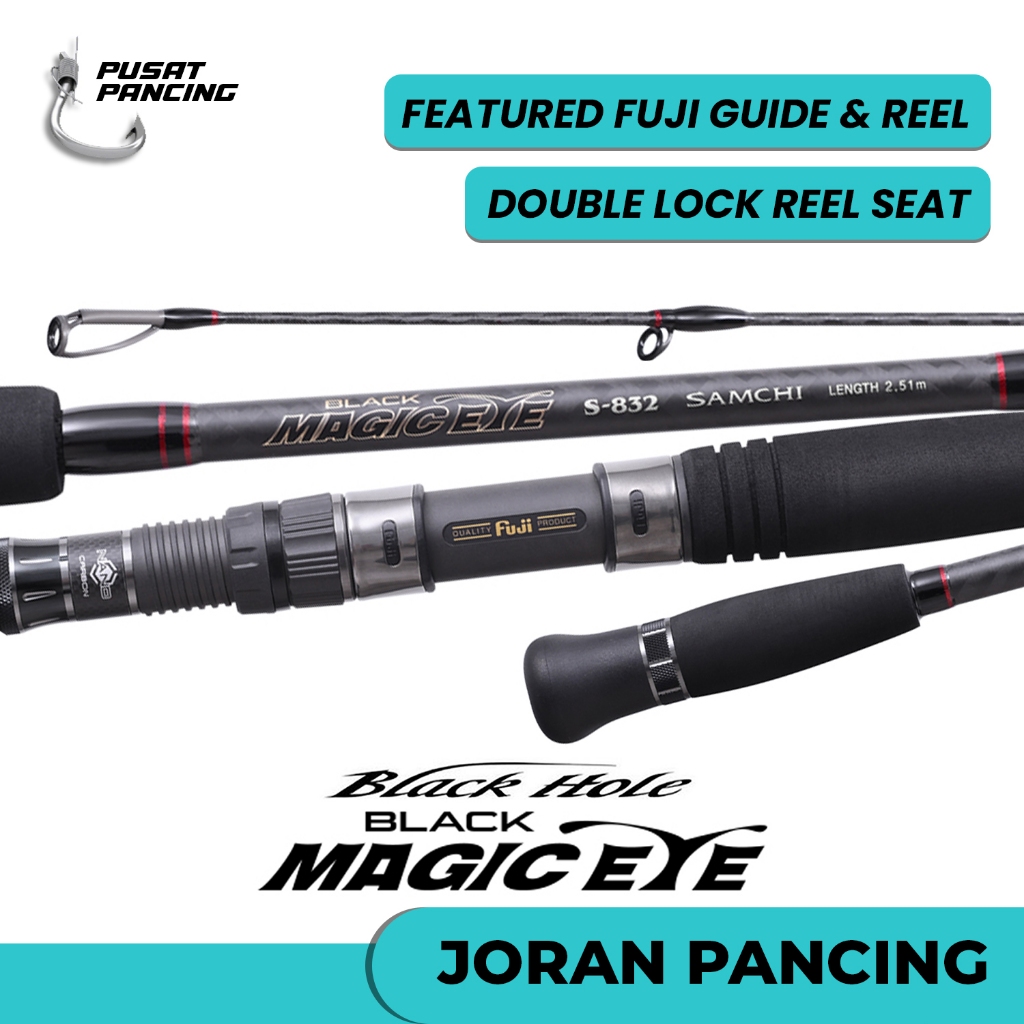 NS BLACK HOLE Joran Pancing Spinning MAGIC EYE BLACK S-83GT Popping Nano Carbon + Woven Cloth Carbon