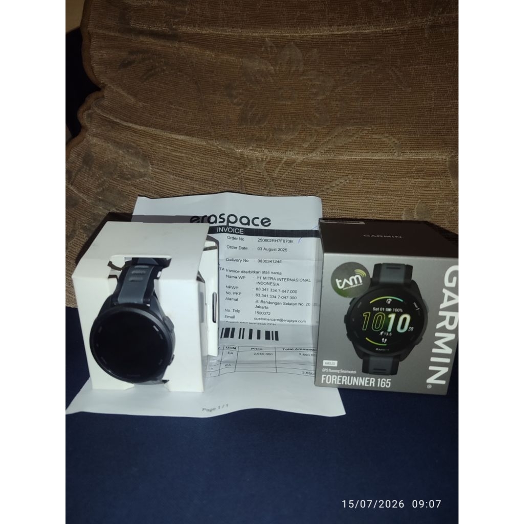Garmin Forerunner 165 Black Second Smart Watch
