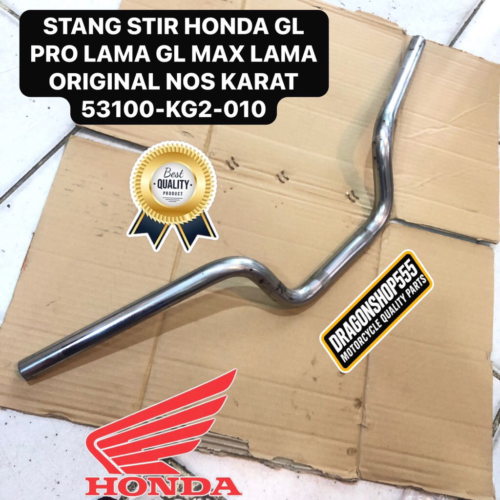 STANG STIR HONDA GL PRO LAMA GL MAX LAMA ORIGINAL NOS KARAT 53100-KG2-010