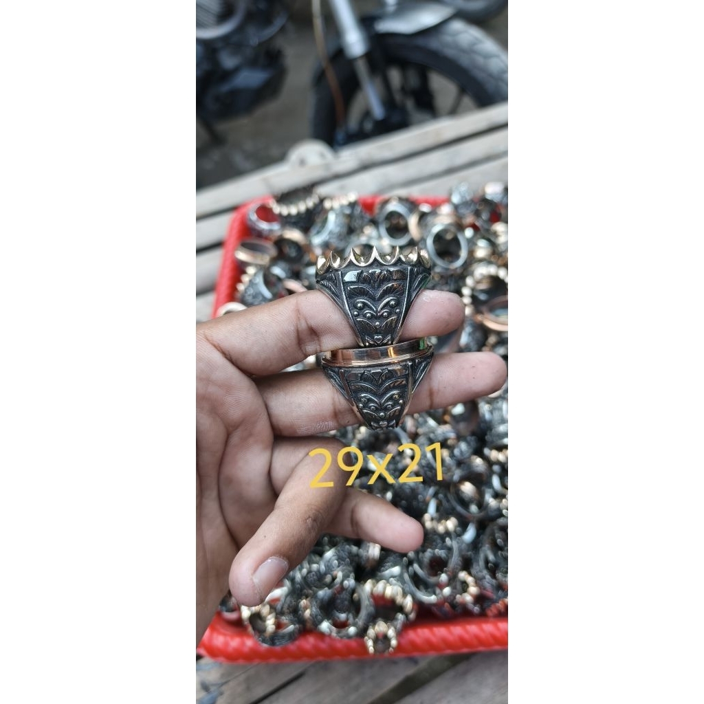ring koin monel handmade