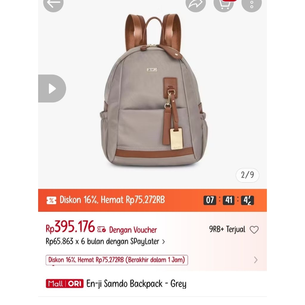 PL / PRELOVED BY ENJI SAMDO BACKPACK