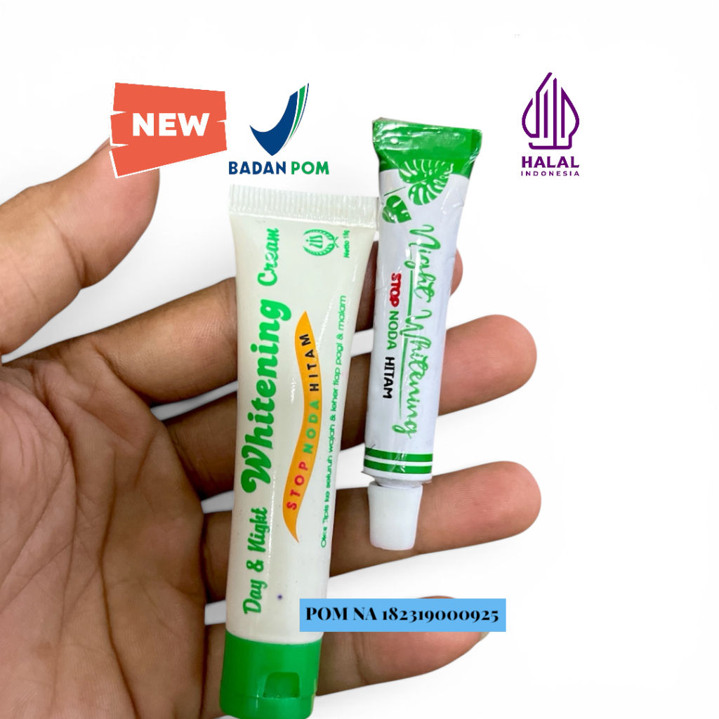 Liz Skincare Krim Pemutih Malam Original Salep Flek Hitam Membandel & Jerawat Night Whitening Cream