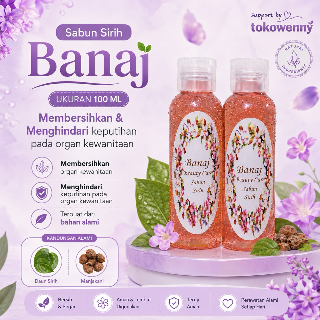 BISA COD BANAJ SABUN SIRIH DUPA 100 ML SABUN MISS V MENGURANGI KEPUTIHAN, BUAT KESET AREA MISS V