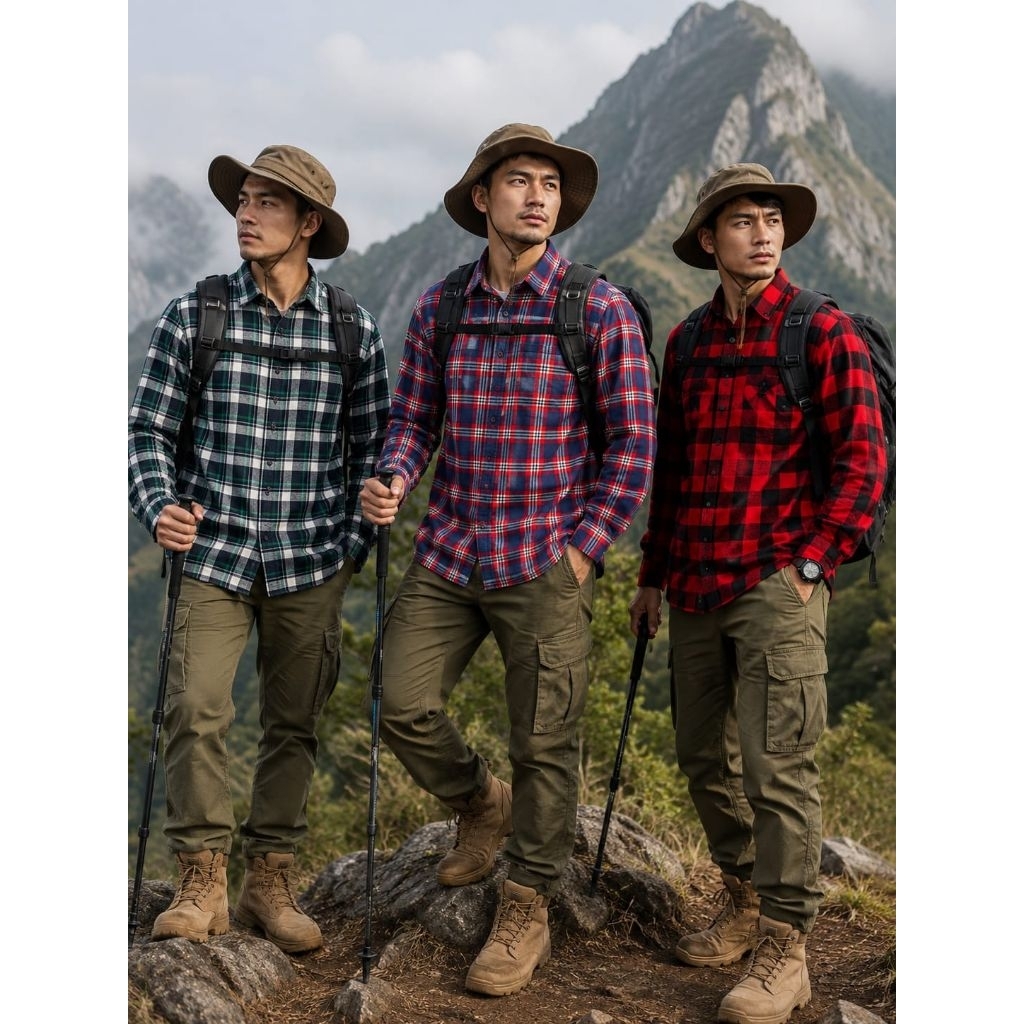 Kemeja Flanell Lawell