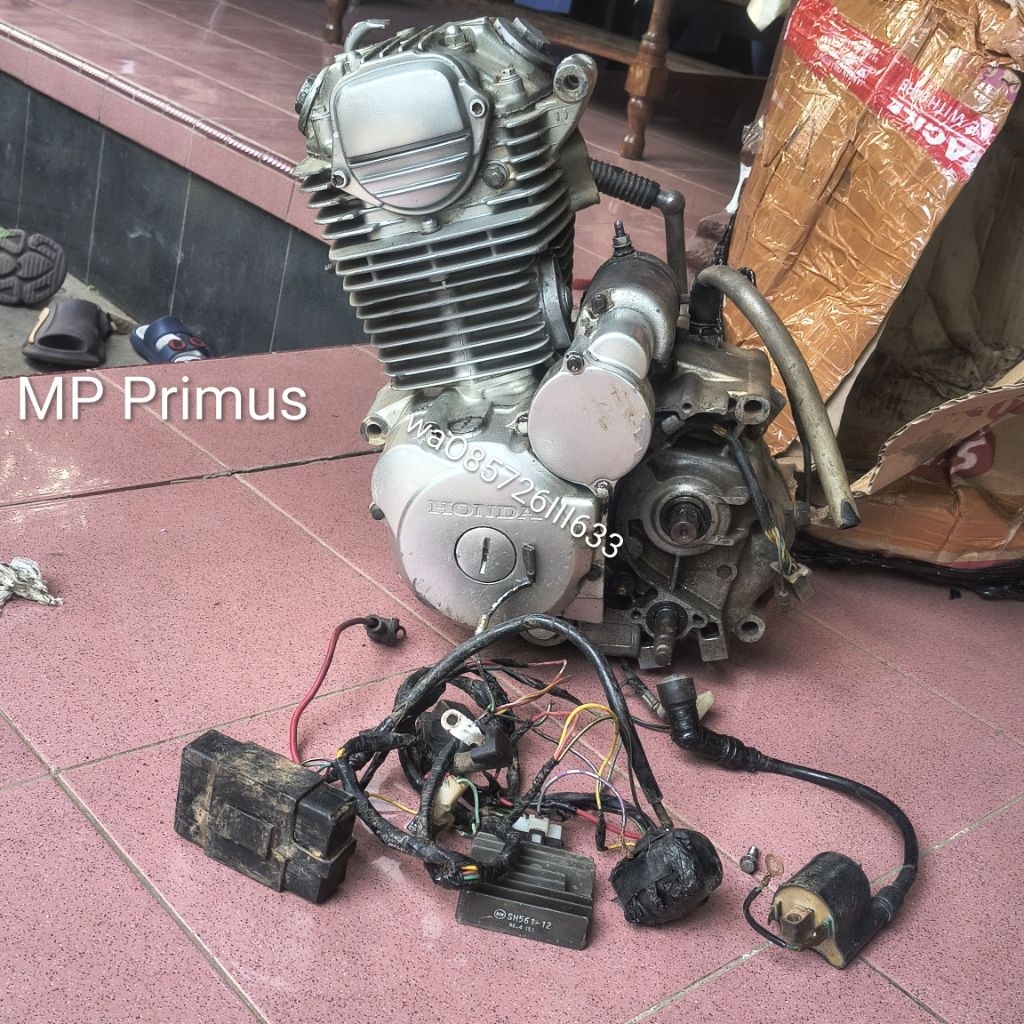 Mesin Megapro Primus jika dtg langsung hrga 3,4 saja