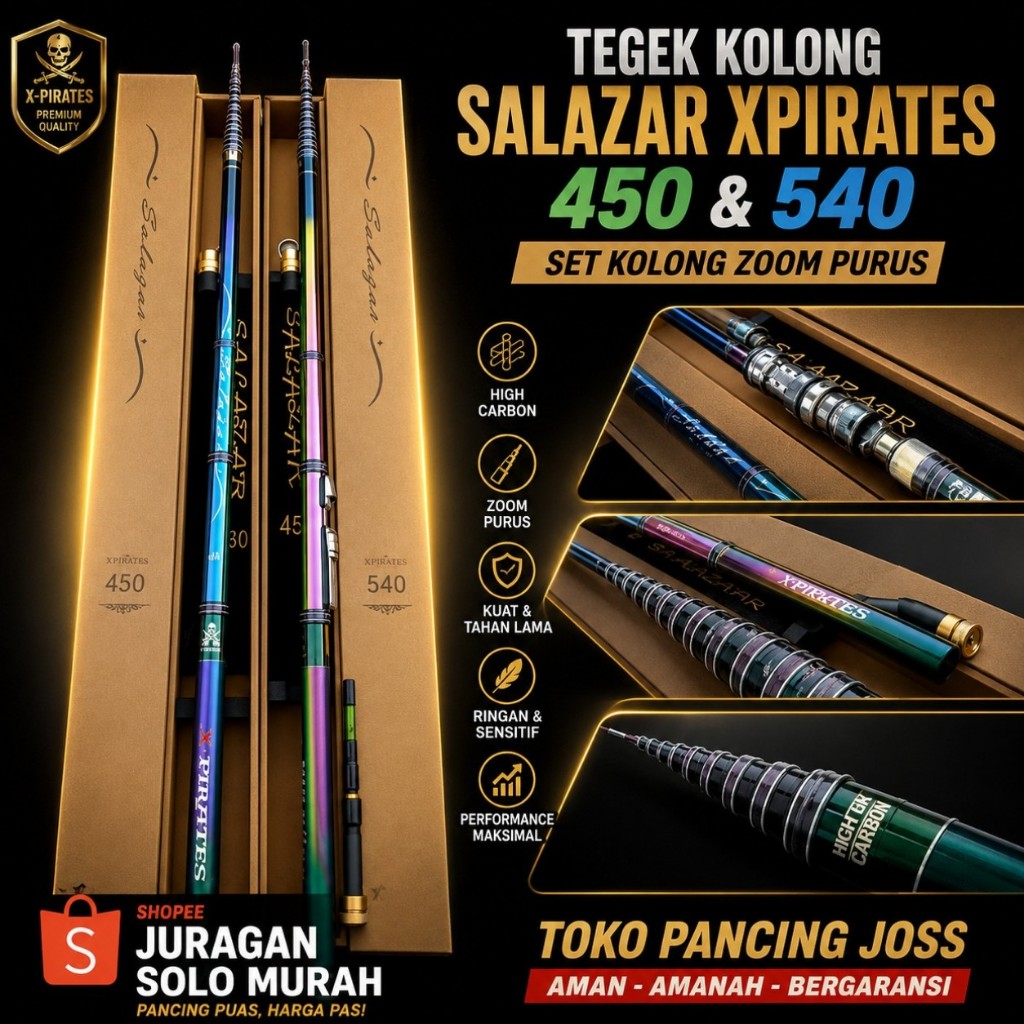 TEGEK KOLONG SALAZAR XPIRATES 450 & 540 SET KOLONG ZOOM PURUS