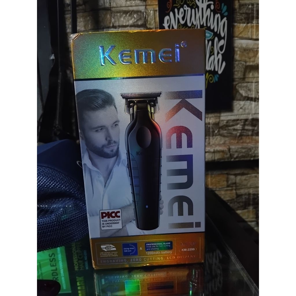 kemei alat cukur kumis TRIMMER BARBERSHOP