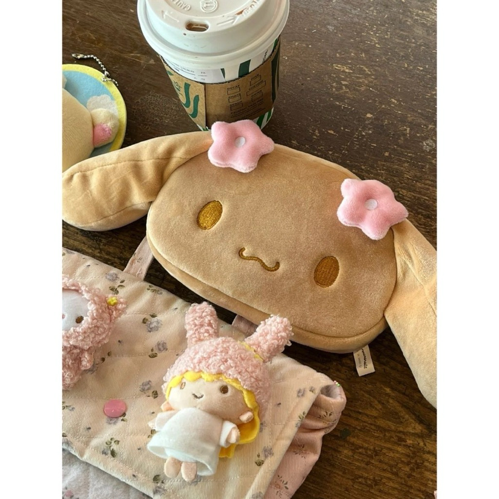 [PREORDER] Pouch Makeup & Tempat Pensil Sanrio Mocha (Cinnamoroll)