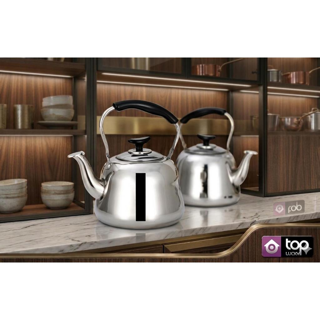 Ceret Teko Stainless Bunyi Siul Anti Karat / Ceret Bunyi Untuk Masak Air Stainless Steel