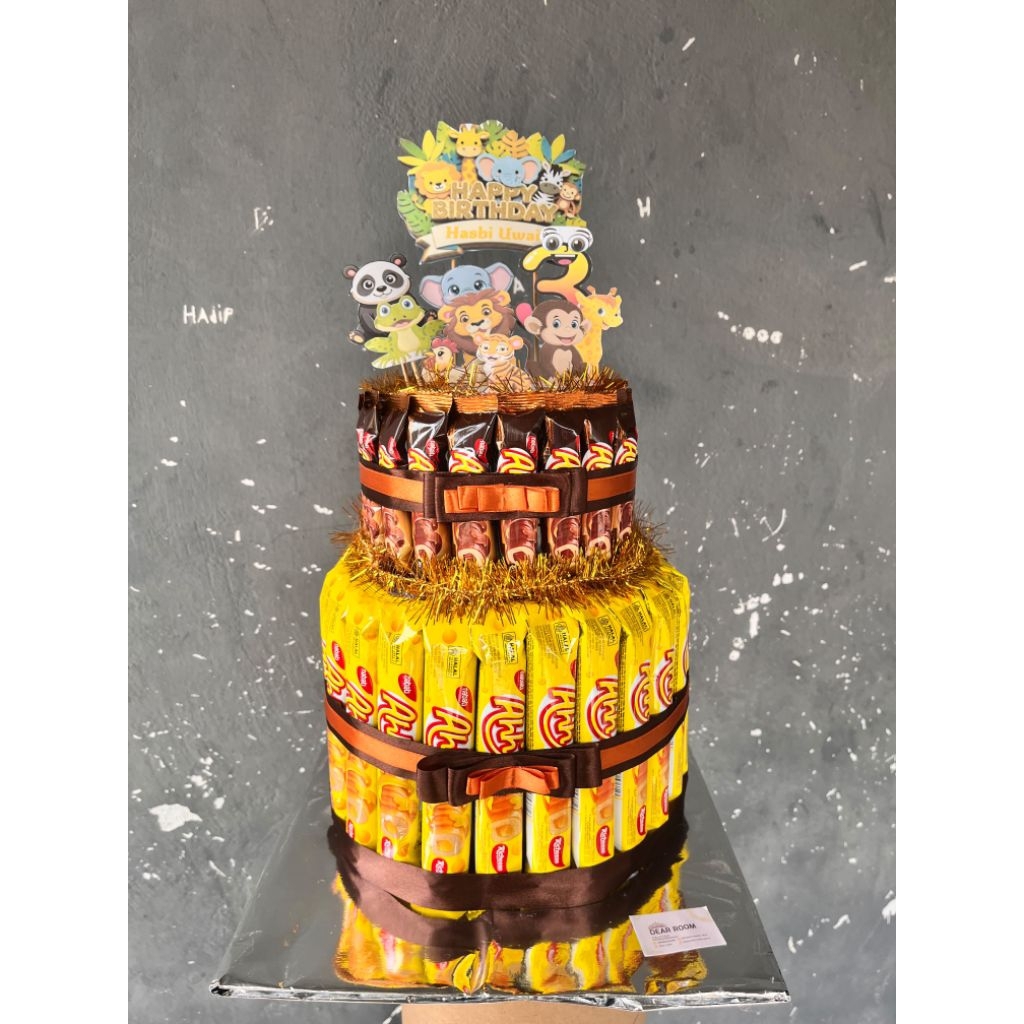 snack cake / snack tower untuk ulang tahun anak