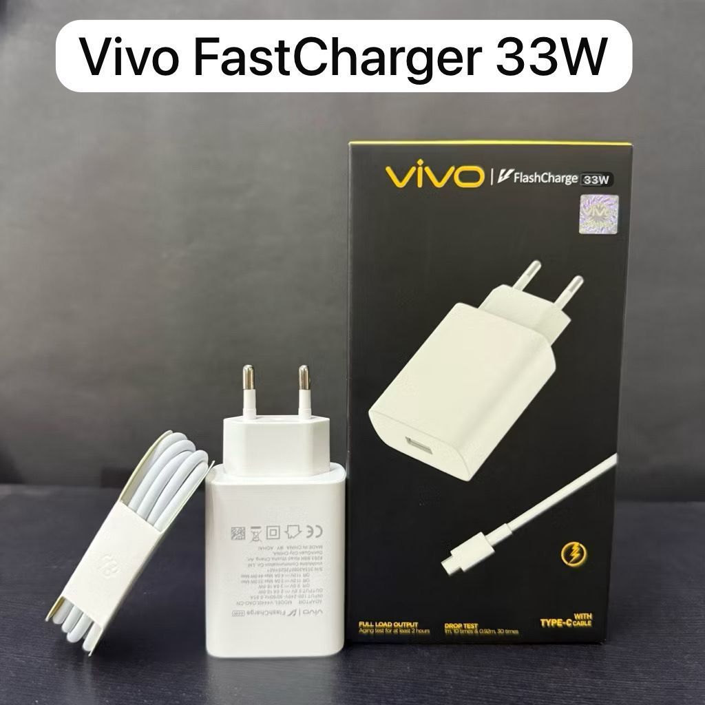 Charger Vivo 33W Fast Charging / Fast Charger Vivo 33 Watt Micro USB / Casan Vivo Micro USB / Type C