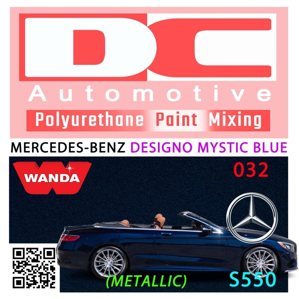 Cat PU Wanda Mercedes-Benz Designo Mystic Blue Metallic 032